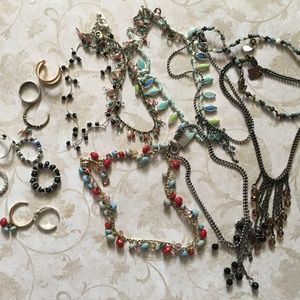 Lot of 8 Ankle Bracelets and 9 Toe Rings